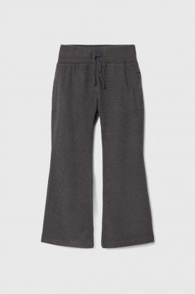 Abercrombie & Fitch pantaloni de trening pentru copii culoarea gri, neted