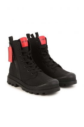 HUGO sneakers pentru copii culoarea negru