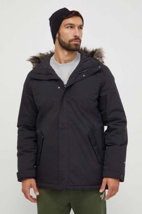 The North Face geaca barbati, culoarea negru, de tranzitie