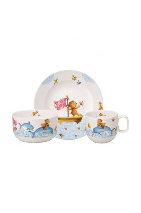 Villeroy & Boch set de mic dejun pentru copii Happy as a Bear 3-pack