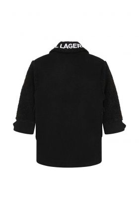 Karl Lagerfeld palton copii culoarea negru