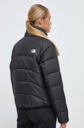 The North Face geaca femei, culoarea negru, de iarna