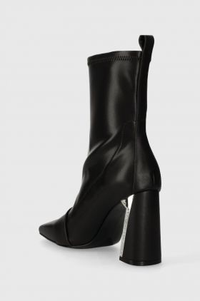 Karl Lagerfeld cizme de piele MASQUE femei, culoarea negru, cu toc drept, KL30760
