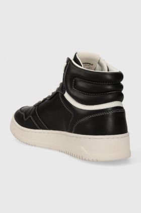 Karl Lagerfeld sneakers din piele KREW KC culoarea negru, KL53043