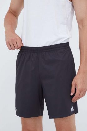 adidas Performance pantaloni scurți de alergare Designed for Running culoarea negru