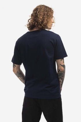 Wood Wood tricou din bumbac Ace Patches T-Shirt culoarea bleumarin, cu imprimeu 10235704.2222-WHITE