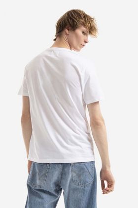 Wood Wood tricou din bumbac Ace Arch T-shirt culoarea alb, cu imprimeu 10285702.2222-WHITE