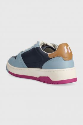 Karl Lagerfeld sneakers din piele KREW KL culoarea albastru marin, KL53020