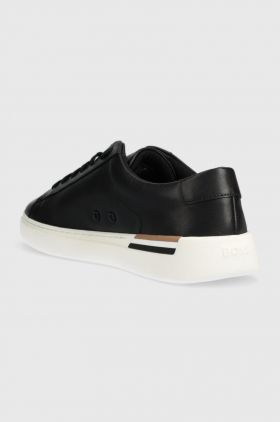 BOSS sneakers din piele Clint culoarea negru, 50502885