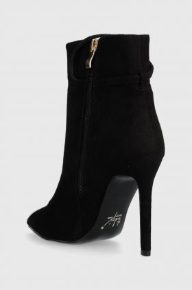 Answear Lab botine femei, culoarea negru, cu toc cui