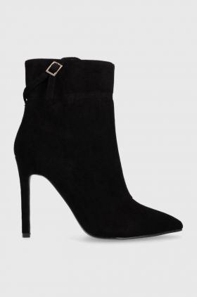 Answear Lab botine femei, culoarea negru, cu toc cui