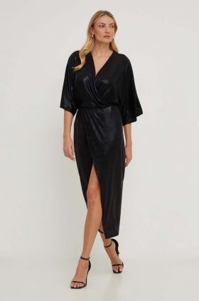 Answear Lab rochie culoarea negru, maxi, drept