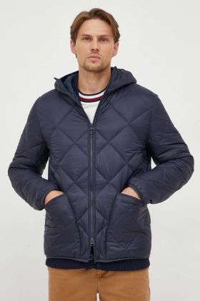 Barbour geaca barbati, culoarea albastru marin, de tranzitie