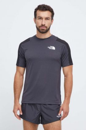 The North Face tricou sport culoarea negru, neted