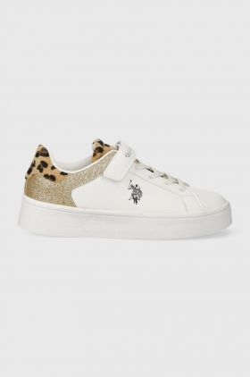 U.S. Polo Assn. sneakers pentru copii culoarea alb