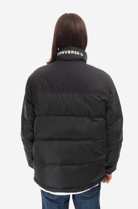 Converse geacă de puf bărbați, culoarea negru, de iarnă 10023755.A03-BLACK