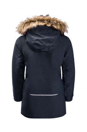 Jack Wolfskin parka pentru copii GLACIER PEA culoarea negru