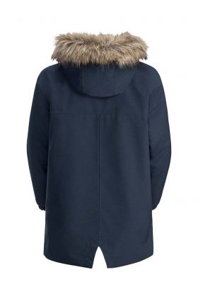 Jack Wolfskin parka pentru copii COS BEAR 3IN1 culoarea negru