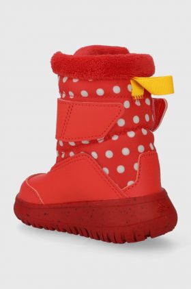 adidas cizme de iarna pentru copii Winterplay Minnie I culoarea rosu