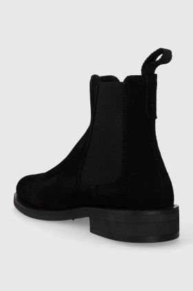 Gant botine din piele intoarsa Rizmood barbati, culoarea negru, 27653438.G00