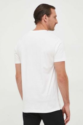 Pepe Jeans tricou din bumbac Kervin culoarea alb, cu imprimeu