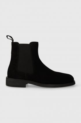 Gant botine din piele intoarsa Rizmood barbati, culoarea negru, 27653438.G00