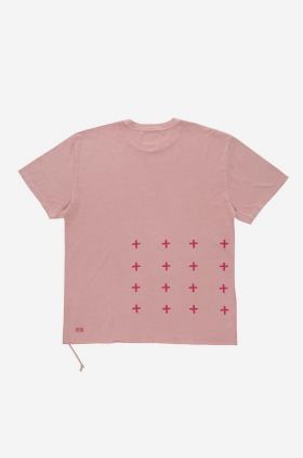 KSUBI tricou din bumbac culoarea roz, cu imprimeu MSP23TE025-PINK