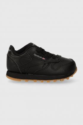 Reebok Classic sneakers pentru copii CL LTHR culoarea negru