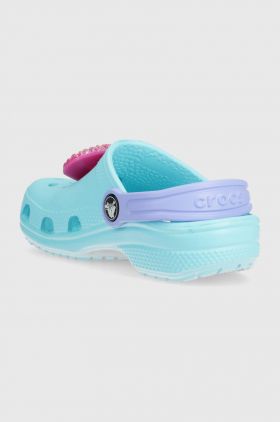 Crocs slapi copii culoarea turcoaz