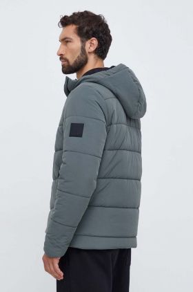 Jack Wolfskin geaca barbati, culoarea gri, de iarna