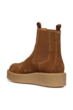 Geox cizme D ELIDEA C femei, culoarea maro, cu platforma, D36VEC 00022 CD500