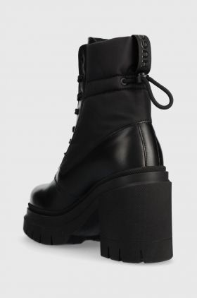 HUGO botine Kris femei, culoarea negru, cu toc drept, 50504746