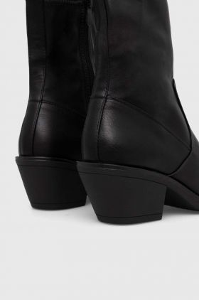 Answear Lab botine femei, culoarea negru, cu toc drept