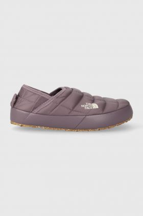 The North Face papuci de casa culoarea violet