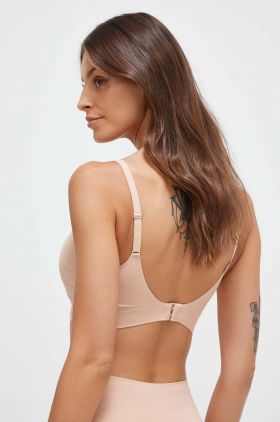 Chantelle sutien SOFT STRETCH culoarea bej, neted