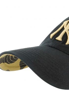 47brand șapcă de baseball din bumbac MLB New York Yankees culoarea negru, cu imprimeu