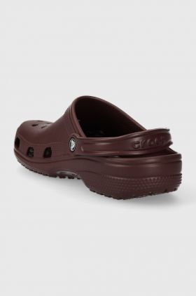 Crocs papuci Classic barbati, culoarea bordo, 10001