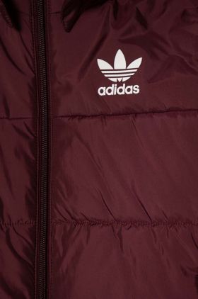 adidas Originals geaca copii culoarea bordo