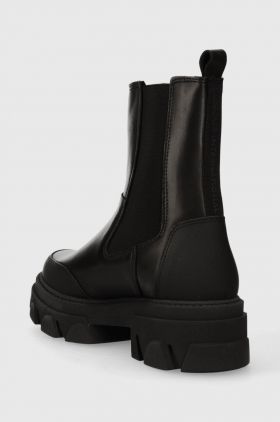 Barbour ghete chelsea de piele B.Intl Chicane femei, culoarea negru, cu platforma, LFO0634BK11