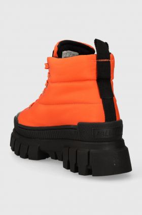 Palladium ghete REVOLT BOOT OVERCUSH femei, culoarea portocaliu, 98863.835.M