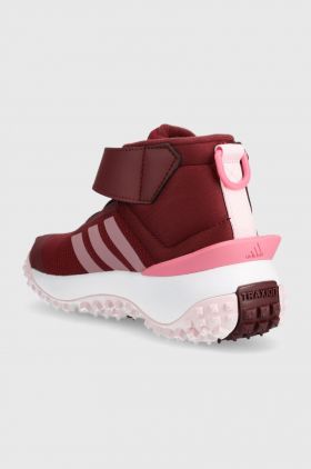 adidas pantofi copii FORTATRAIL EL K culoarea bordo