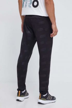 adidas pantaloni de trening culoarea negru, modelator