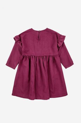 Bobo Choses rochie fete culoarea violet, mini, evazati