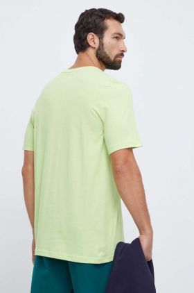 adidas Originals tricou din bumbac barbati, culoarea verde, cu imprimeu