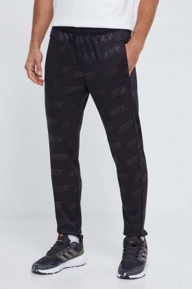 adidas pantaloni de trening culoarea negru, modelator