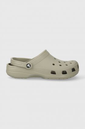 Crocs papuci Classic bărbați, culoarea gri 10001