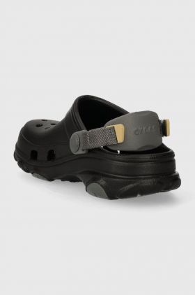 Crocs slapi copii 207458 All Terrain Clog K culoarea negru