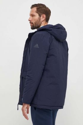 adidas geacă bărbați, culoarea bleumarin, de iarnă IK0552