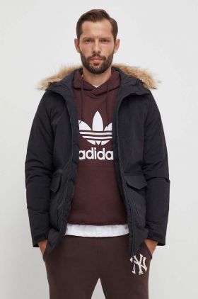 adidas geacă bărbați, culoarea negru, de iarnă IK0553