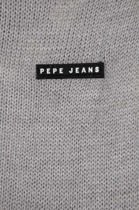 Pepe Jeans pulover copii culoarea gri, light